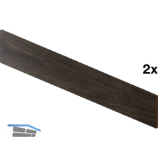 PEKA Relingeinsatz-Set Liro Hochschrank Standard Eiche gebeizt