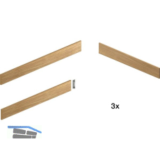 PEKA Relingeinsatz-Set Liro 600-1900 Pleno Maxi Plus Eiche natur