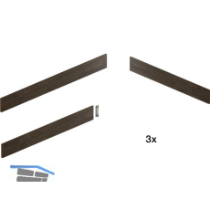 PEKA Relingeinsatz-Set Liro 600-1900 Pleno Maxi Plus Eiche gebeizt