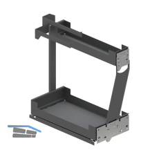 PEKA Unterschrankauszug Pinello Towel 300 rechts Anthrazit