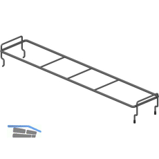 PEKA Flaschentrenngitter 200 Pinello Anthrazit