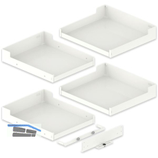 PEKA Einh�ngetablar-Set Liro 450 Magic Corner Comfort Wei�