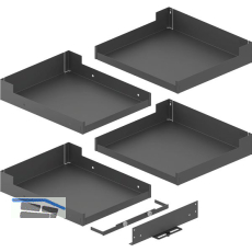 PEKA Einh�ngetablar-Set Liro 500 Magic Corner Comfort Anthrazit