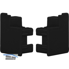 KNOKE SMART CASE Abdeckkappenset aufgesetzte Montage, Kunststoff schwarz