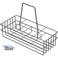 PEKA Flaschentragkorb 8-teilig Draht Anthrazit