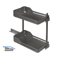 PEKA Unterschrankauszug Snello Libell KB 200 mm Anthrazit