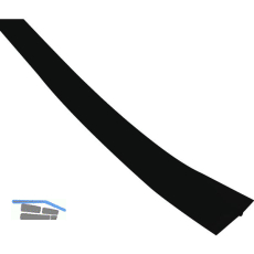 REHAU Schlagleiste mit weicher Lippe,selbstklebend L 2500mm,Kunststoff schwarz
