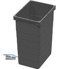 NINKA Abfallsammler 26 L Dunkelgrau