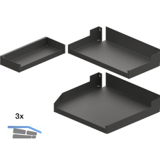 PEKA Einh�ngetablar-Sets Liro 600-1900 links Pleno Maxi Plus Anthrazit