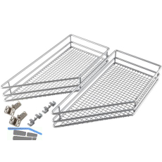 VS SUB Side Ablage-Set Saphir 45� rechts KB 300 mm Silber