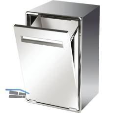 RONDA Abfall-Kippbeh�lter AU51IN 38 Liter mit Brandschutzdeckel Edelstahl