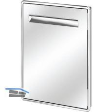 RONDA Schrankt�re links AX57LS 442 x 602 mm Edelstahl