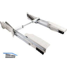 KESSEB�HMER Parallelschwenkmechanik PSM 1128 Schwenktiefe 505 mm Stahl Cremewei�