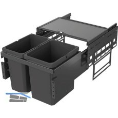 VS ENVI Space S Abfalltrennsystem KB 500 mm 12/15,5 L Lava