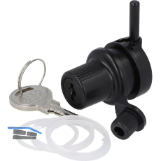 SISO Zylinder Glast�rschloss 910 gleichsperrend, Zamak schwarz