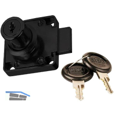 SISO Zylinder Kastenschloss 850 links gleichsperrend, Zamak schwarz