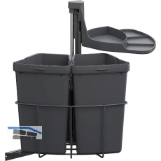 VS ENVI Einbau-Abfallsammler Center 2-fach Lava