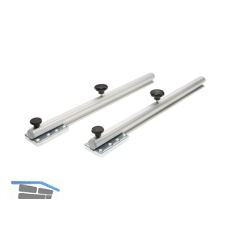 Tischplattenverl�ngerung Tiver, Alu chrom eloxiert