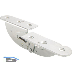 Spanplattenband 133 x 41 x 29 mm, Stahl blau verzinkt