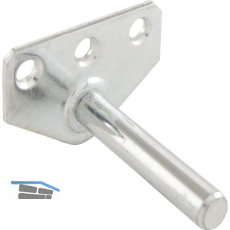 Dreieckplatte mit Tragstift Plattengr��e 45 x 31 mm, � 8 mm, Stahl blau verzinkt