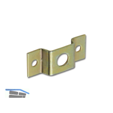 Gegenlager gekr�pft, 52 x 21 mm, Stahl verzinkt