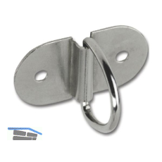 JUNIE Plattengriff Gr��e 48 x 24 mm, Stahl vernickelt