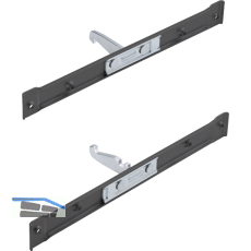 PEKA Fronthalter-Set KB 300 mm Hochschrank Standard Anthrazit