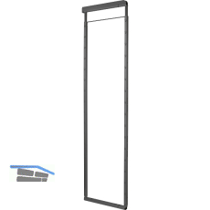 PEKA Rohrrahmen 1805 - 2205 mm Hochschrank Standard Anthrazit