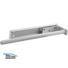 Geschirrtuch-Auszug Pluto 1-armig 325 mm Alu eloxiert matt