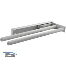 Geschirrtuch-Auszug Pluto 2-armig 330 mm Alu eloxiert matt
