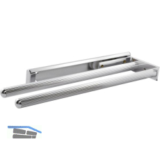 Geschirrtuch-Auszug Pluto 2-armig 330 mm Alu eloxiert gl�nzend