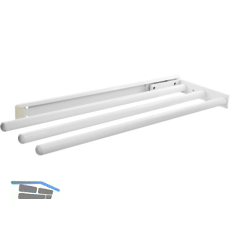 Geschirrtuch-Auszug Pluto 3-armig 444 mm Alu Wei�