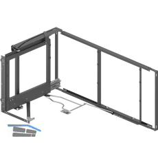 PEKA Eckauszug Magic Corner Standard KB 900 mm links Anthrazit