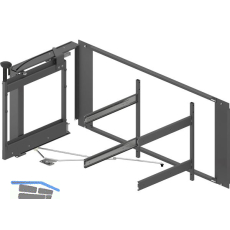 PEKA Eckauszug Magic Corner Comfort KB 1000 mm links Anthrazit