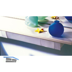 Schwenkschale Swing, Breite 300 mm, H�he 17 mm, Kunststoff transparent