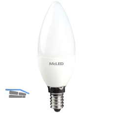 MCLED Kerzenlampe 4,8W neutralwei� E14 230 V