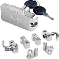 SISO Zylinder Drehstangenschloss 922 inkl. Zubeh�r, Stahl vernickelt