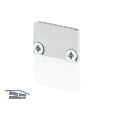 BILTON Endkappe alufarbig zu Aufbau- Aluminiumprofil XT02