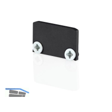 BILTON Endkappe schwarz zu Aufbau- Aluminiumprofil XT02