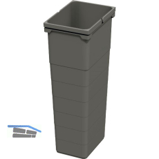 NINKA Abfallbeh�lter 32 L Dunkelgrau