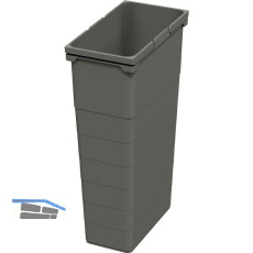 NINKA Abfallbeh�lter 42 L Dunkelgrau
