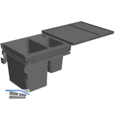 NINKA Abfalltrennsystem Set eins2f�nf/SERVO-DRIVE uno KB 450 mm Dunkelgrau