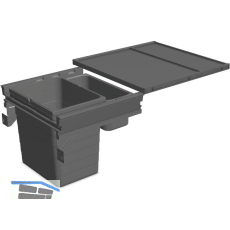 NINKA Abfalltrennsystem Set eins2f�nf KB 500/NL 400 mm dunkelgrau