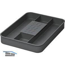 NINKA Schale Bio gro� eins2top 12/17/26/32 Liter Dunkelgrau