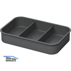 NINKA Schale klein eins2top 4,2L/5,5/8L Liter Dunkelgrau