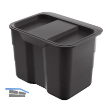 NINKA Einh�nge-Abfallbeh�lter bioBin Kunststoff Dunkelgrau