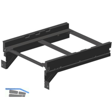 NINKA H�ngerahmen eins2f�nf KB 500/NL 500 mm dunkelgrau