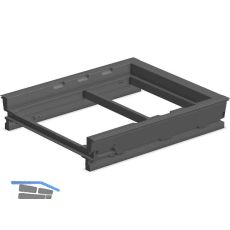 NINKA H�ngerahmen eins2f�nf SERVO-DRIVE uno KB 450 mm Dunkelgrau