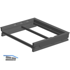 NINKA H�ngerahmen eins2f�nf SERVO-DRIVE uno KB 600 mm Dunkelgrau