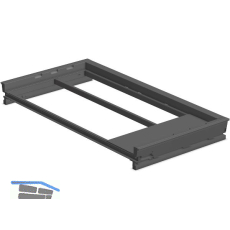 NINKA H�ngerahmen eins2f�nf SERVO-DRIVE uno KB 900 mm Dunkelgrau